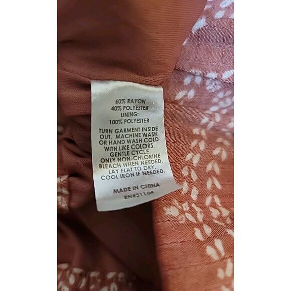 Wonderly Floral Pull On Wide Leg Boho Hi Rise Flowy Pants Plus Size 4X NWT $59 - Picture 5 of 6